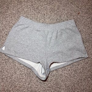 Grey TNA Cozy Fleece Shorts